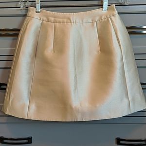 Kate Spade Champagne Silk Skirt
